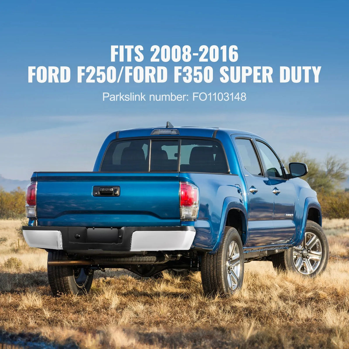 Rear Step Bumper Steel Bumper for 2008-2016-Ford F250/Ford F350 Super Duty - Image 2