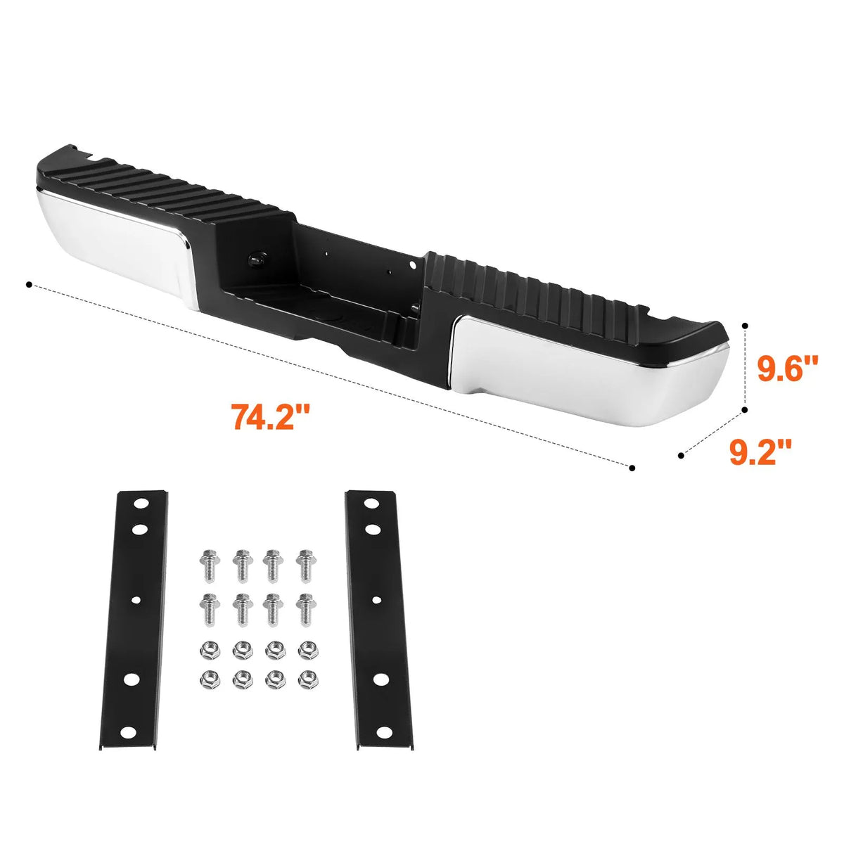 Rear Step Bumper Steel Bumper for 2008-2016-Ford F250/Ford F350 Super Duty - Image 8