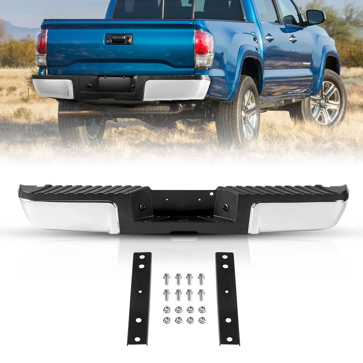 Rear Step Bumper Steel Bumper for 2008-2016-Ford F250/Ford F350 Super Duty - Image 9