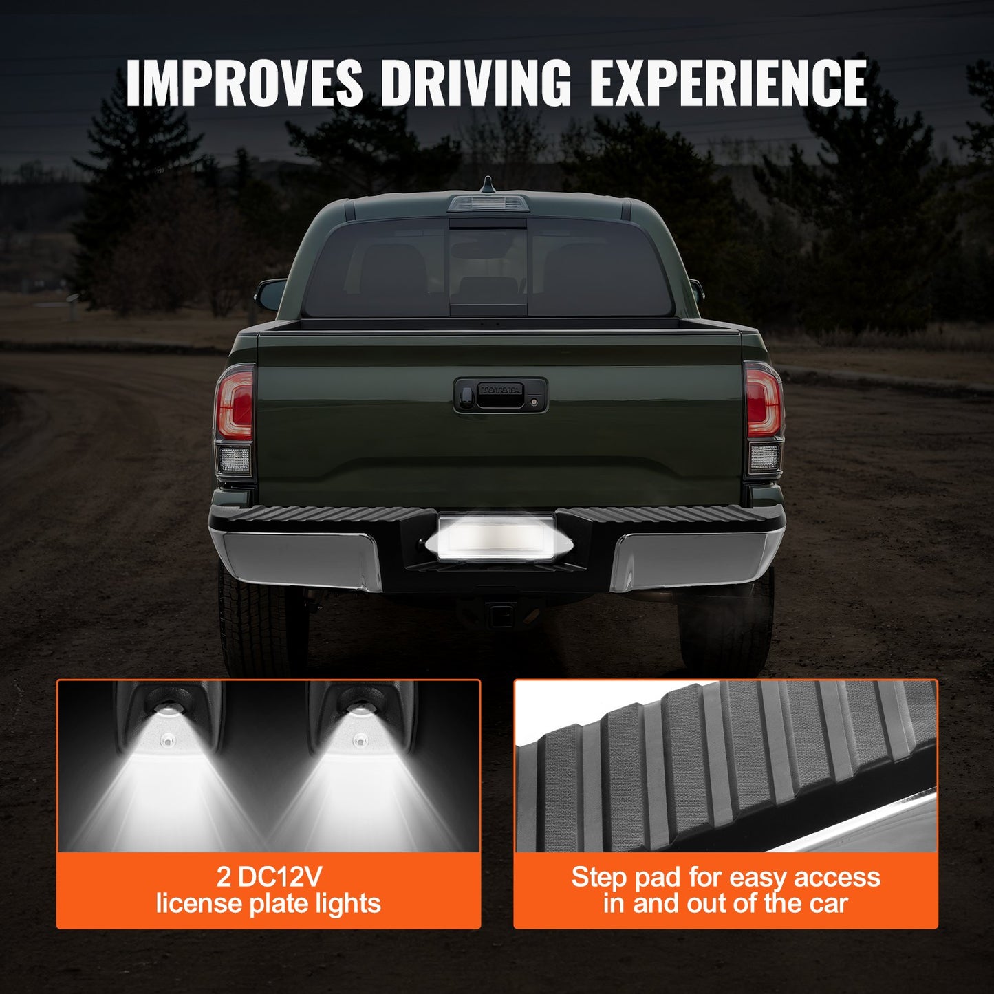 Rear Step Bumper Steel Bumper for 2008-2016-Ford F250/Ford F350 Super Duty - Image 6