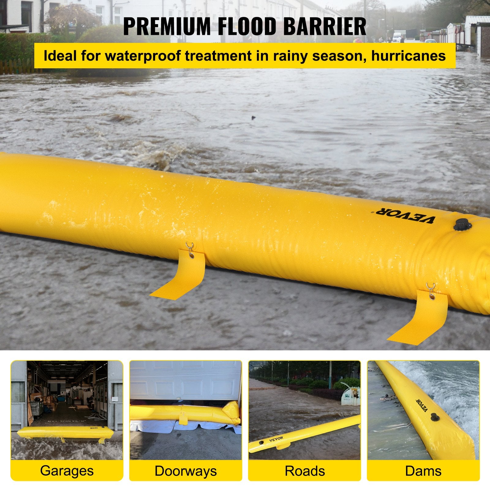 Flood Barrier Hydro Barrier 24' Length x 6 - Image 2
