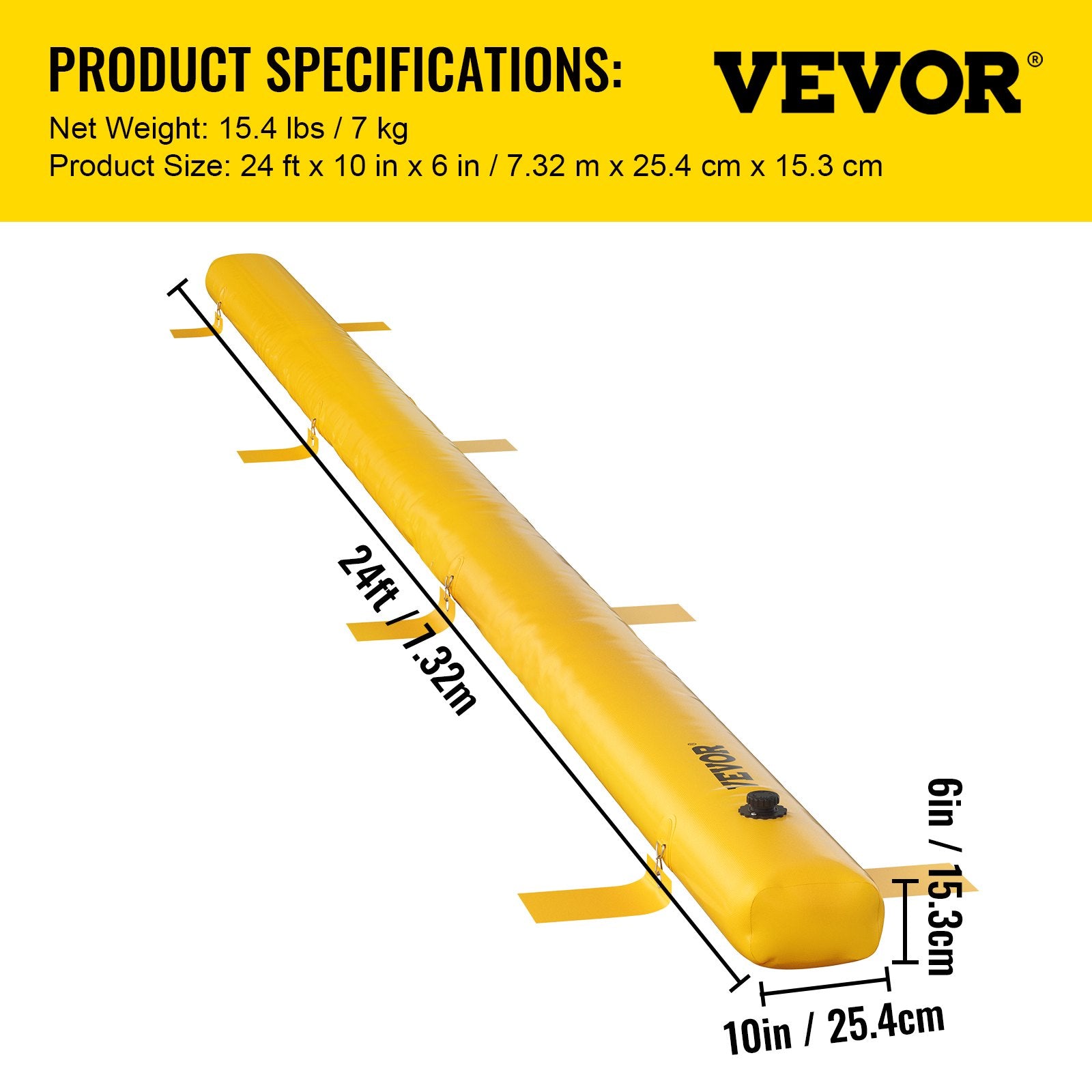 Flood Barrier Hydro Barrier 24' Length x 6 - Image 7