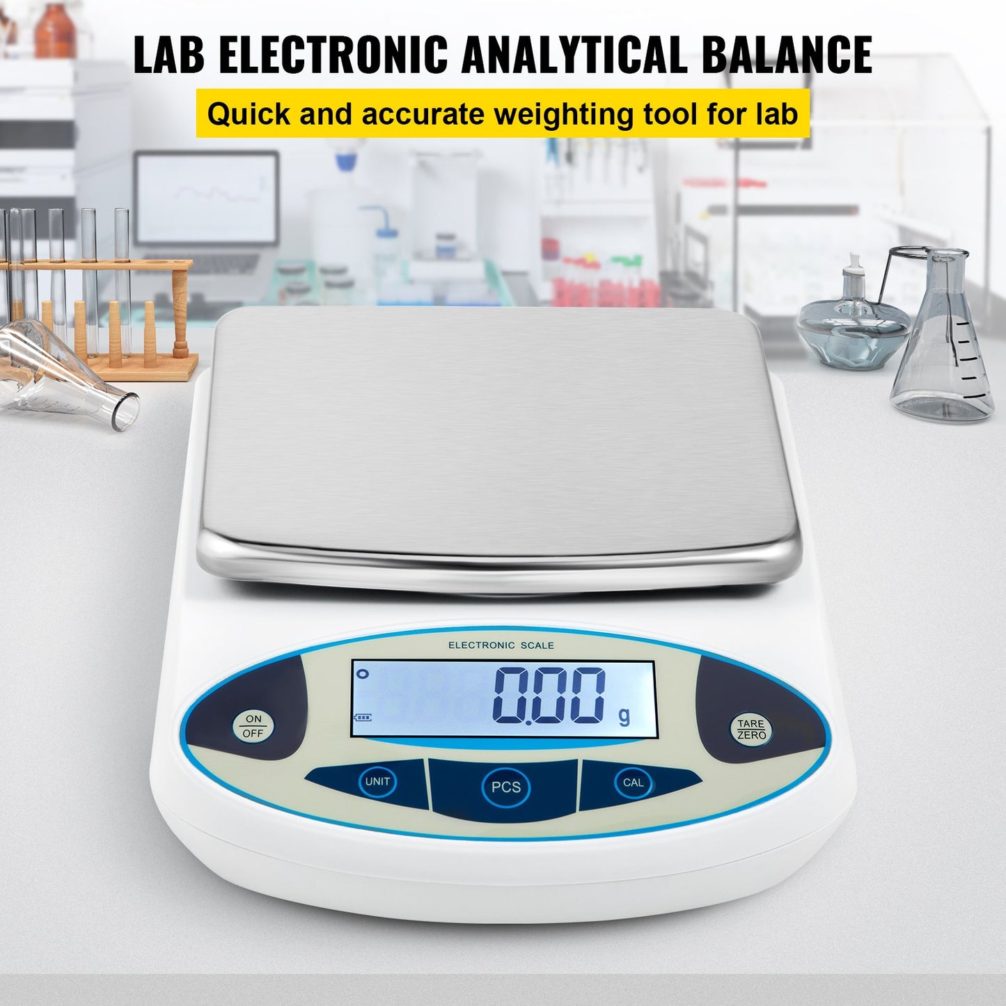 Lab Analytical Balance Digital Precision Scale 5000gx0.01g High Precision - Image 2