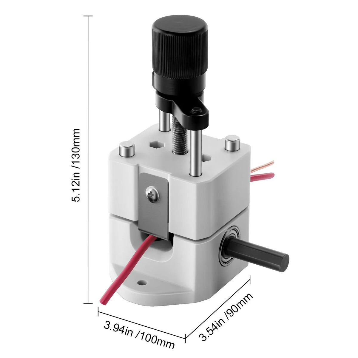 Manual Wire Stripping Machine, 1.5-25 mm, Portable Copper Stripper with Hand Crank or Drill Powered, 64Mn Quenched Blades, 45# Steel Rollers, ABS & PC Wire Peeler, for Scrap Copper Recycling - Image 8