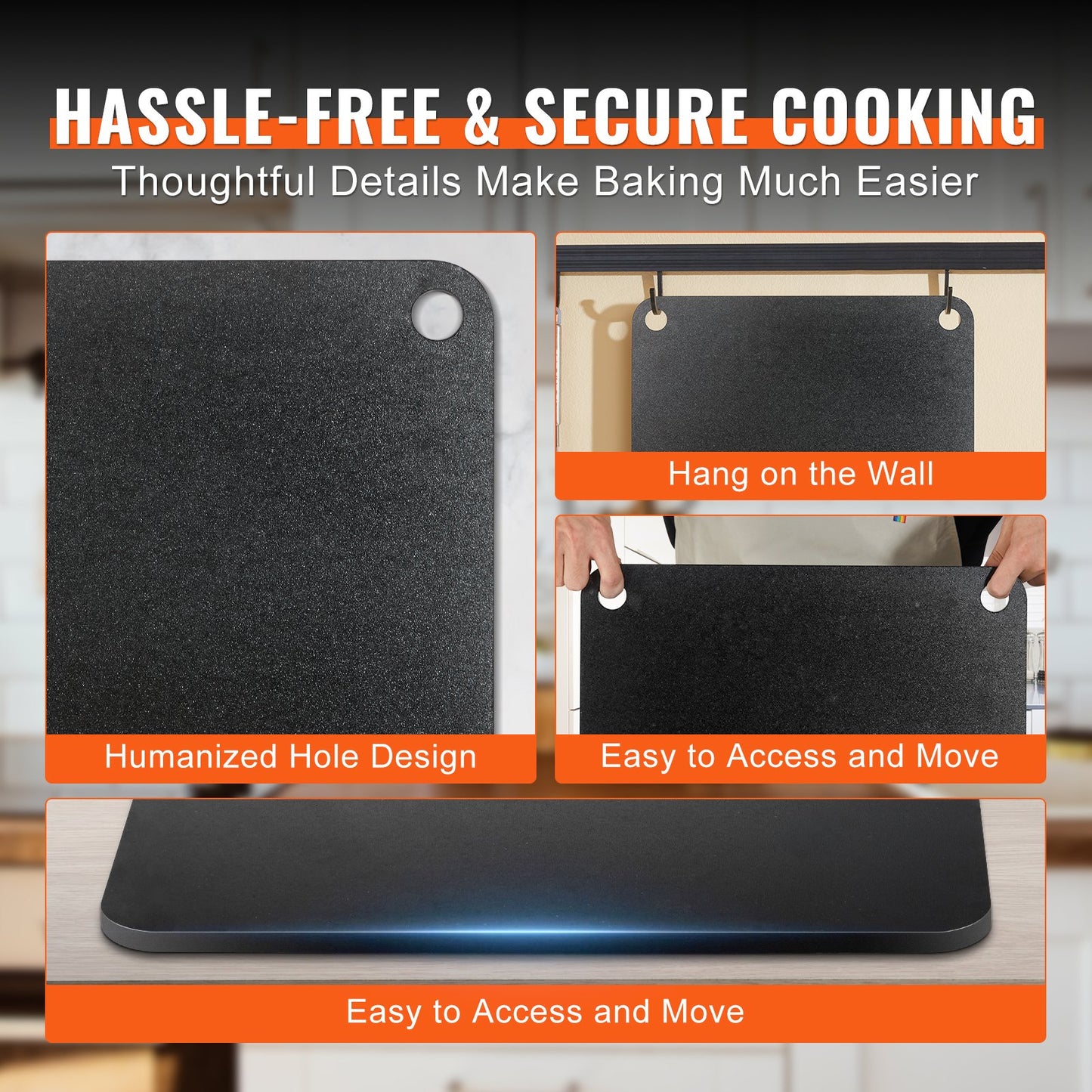 Pizza Steel, 16" x 14.5" x 3/8" Pizza Steel Plate for Oven, Pre-Seasoned Carbon Steel Pizza Baking Stone with 20X Higher Conductivity, Heavy Duty Pizza Pan for Outdoor Grill, Indoor Oven - Image 5