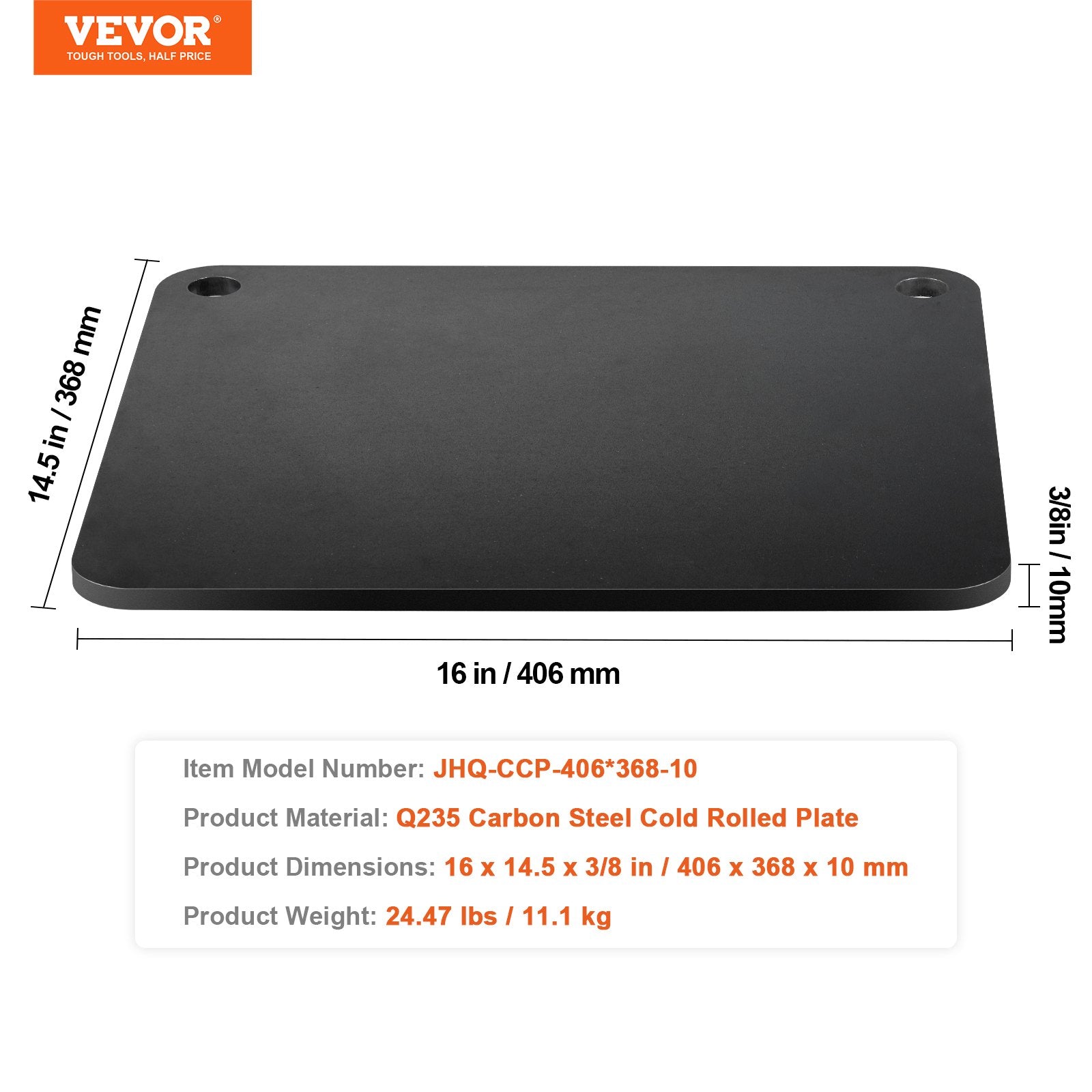 Pizza Steel, 16" x 14.5" x 3/8" Pizza Steel Plate for Oven, Pre-Seasoned Carbon Steel Pizza Baking Stone with 20X Higher Conductivity, Heavy Duty Pizza Pan for Outdoor Grill, Indoor Oven - Image 7