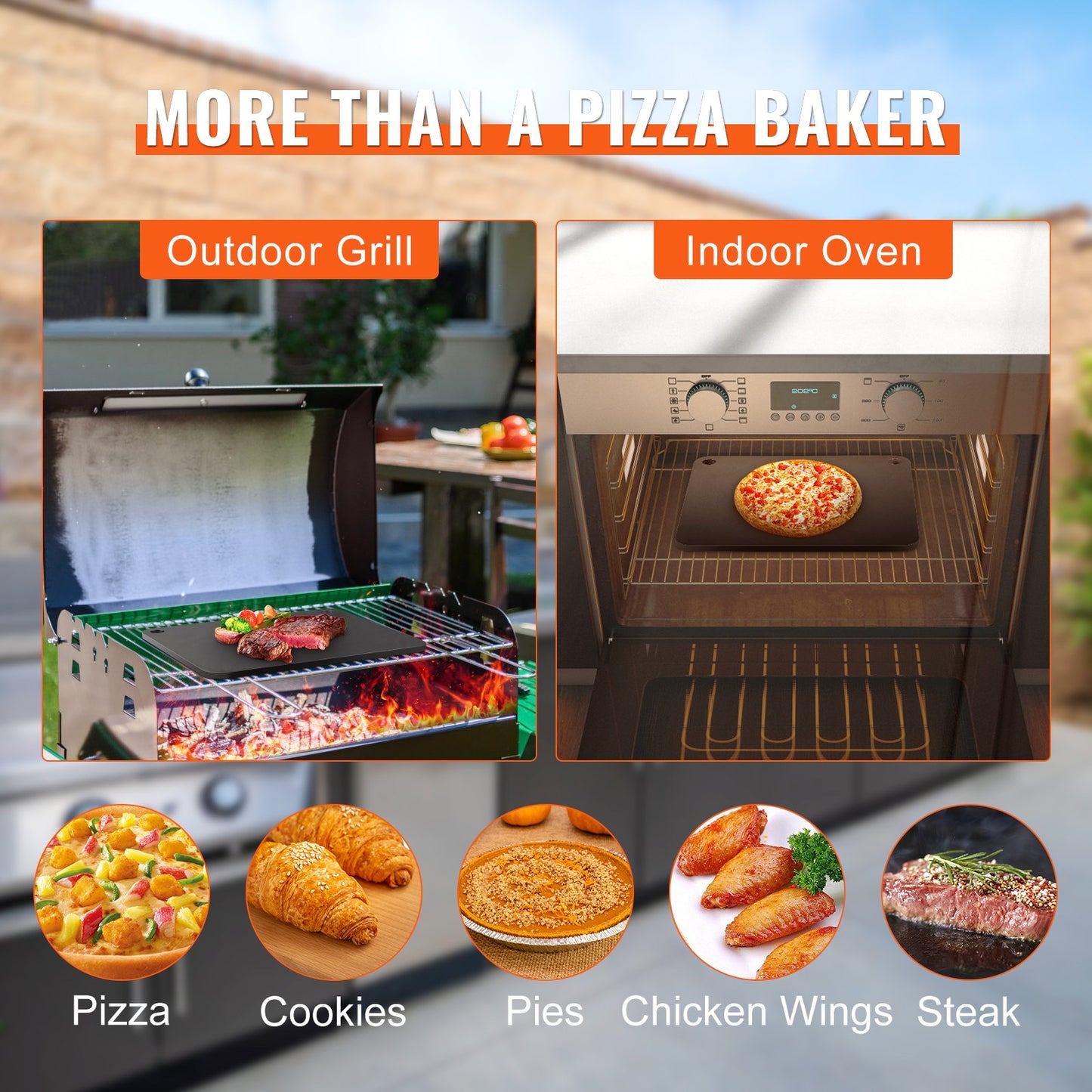 Pizza Steel 16"x14.5"x1/4" Pre-Seasoned Carbon Steel Pizza Baking Stone - Image 6