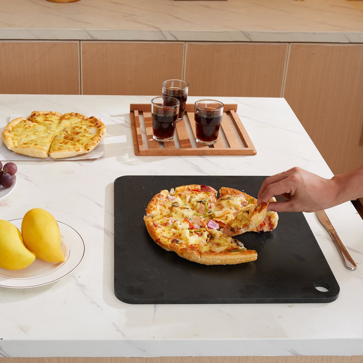 Pizza Steel 16"x14.5"x1/4" Pre-Seasoned Carbon Steel Pizza Baking Stone - Image 8
