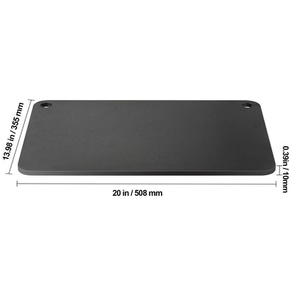 Pizza Steel, 20" x 14" x 3/8" Pizza Steel Plate for Oven, Pre-Seasoned Carbon Steel Pizza Baking Stone with 20X Higher Conductivity, Heavy Duty Rustproof Pizza Pan for Outdoor Grill, Indoor Oven - Image 8
