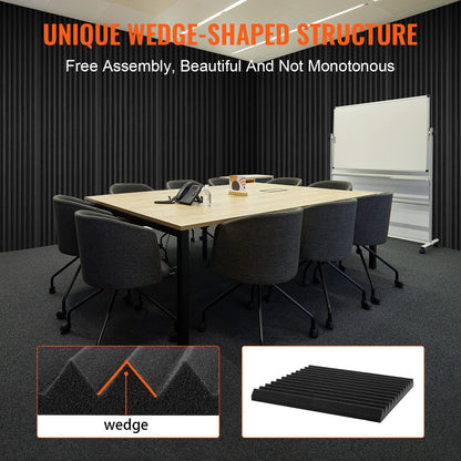 Acoustic Foam Panels 52 Pack 12 x 12 x 1 in for Studio Wall and Ceiling - Image 6