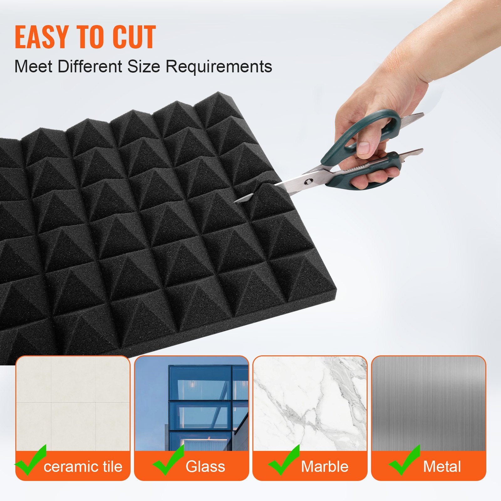 Acoustic Foam Panels 36 Pack 12 x 12 x 2 in for Studio Wall and Ceiling - Image 4