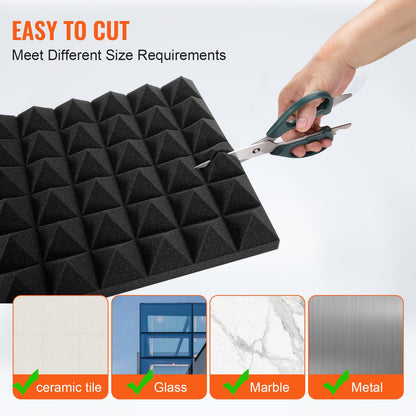 Acoustic Foam Panels 36 Pack 12 x 12 x 2 in for Studio Wall and Ceiling - Image 4