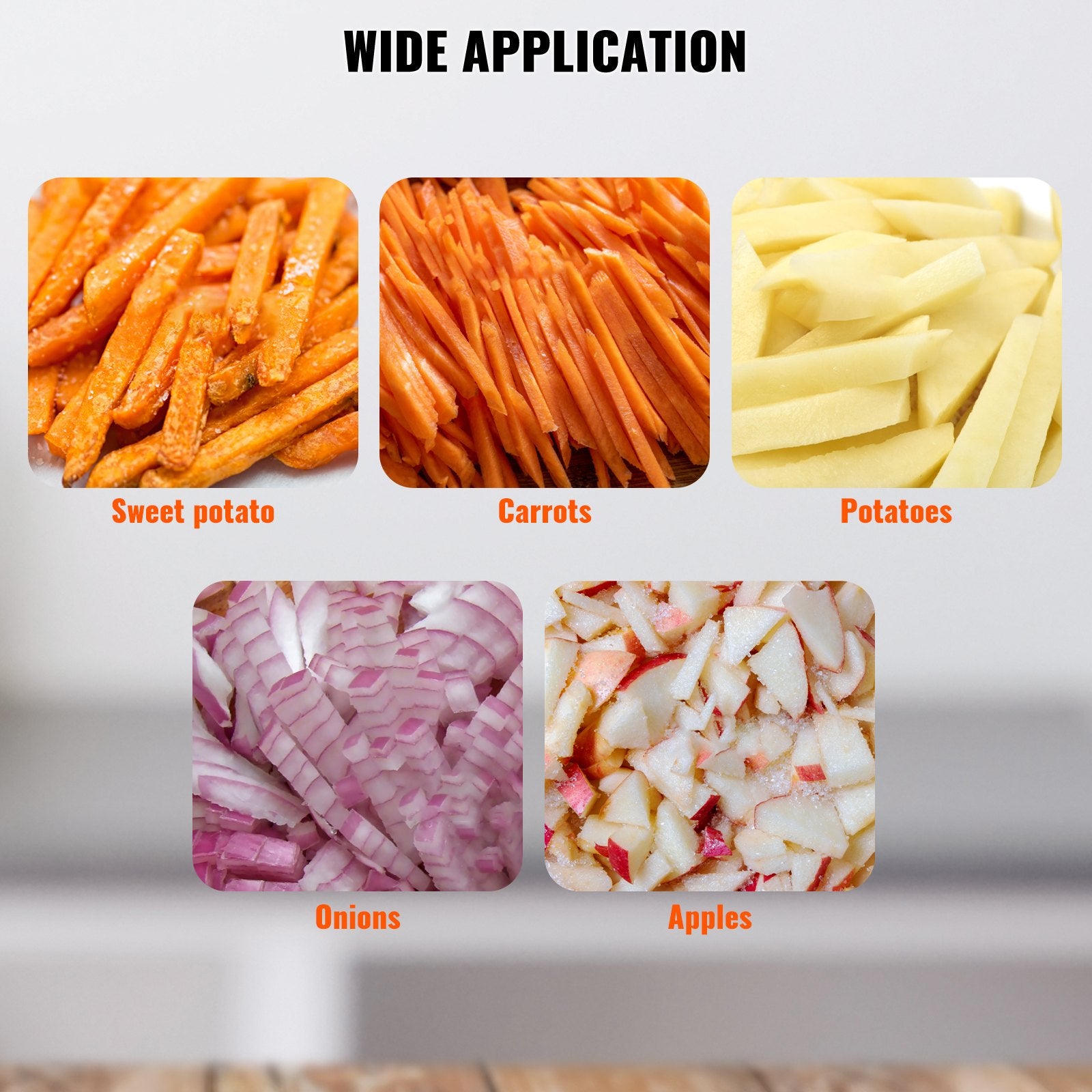 Commercial Vegetable Fruit Chopper 1/4" Blade Heavy Duty Professional Food Dicer Kattex French Fry Cutter Onion Slicer Stainless Steel for Tomato Peppers Potato Mushroom - Image 6