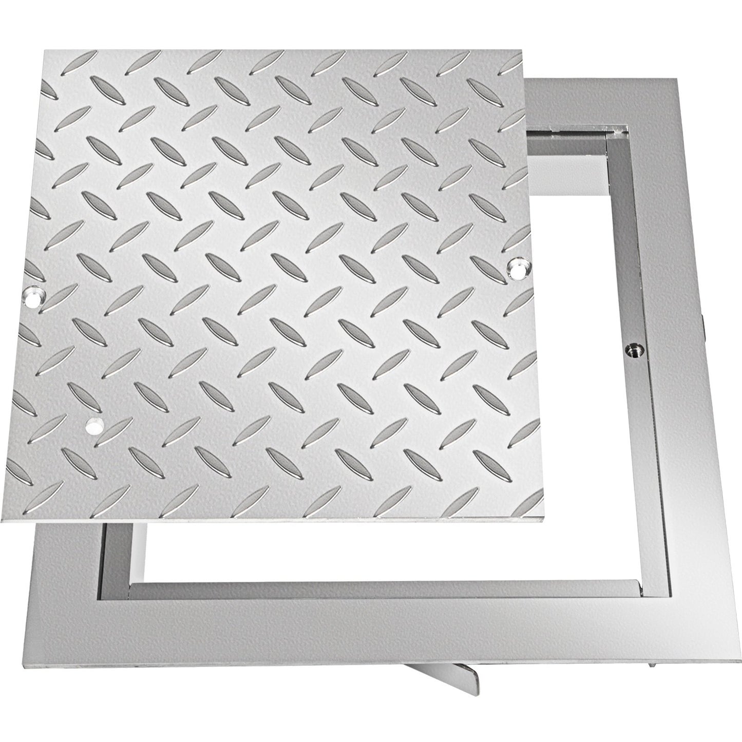 Recessed Manhole Cover 11.8\"x11.8\" Clear Opening, Galvanized Steel Drain Cover Overall Size 14.5\"x14.5\", Sealed Square Manhole Cover and Frame, Steel Man Hole Lid Inspection Access for Boat/ - Image 8