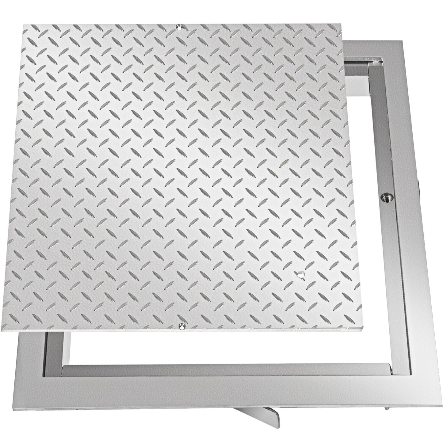 Recessed Manhole Cover 60 x 60 cm Clear Opening, Galvanized Steel Drain Cover Overall Size 67 x 67 cm, Sealed Square Manhole Cover and Frame, Steel Man Hole Lid Inspection Access for Boat/ - Image 8