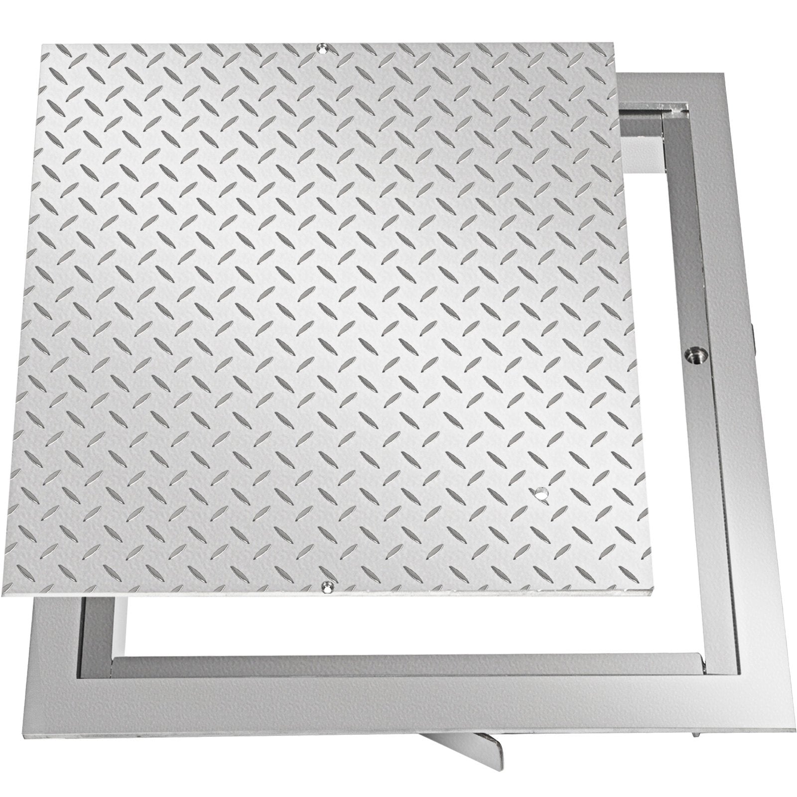 Recessed Manhole Cover 60 x 60 cm Clear Opening, Galvanized Steel Drain Cover Overall Size 67 x 67 cm, Sealed Square Manhole Cover and Frame, Steel Man Hole Lid Inspection Access for Boat/ - Image 8