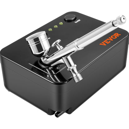 Airbrush Kit Dual-action Airbrush System Compressor Art Nail Makeup Model - Image 9