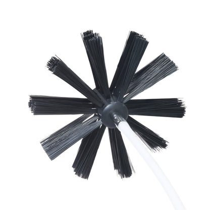 15.24M Dryer Vent Cleaner Kit, 37 Pieces Duct Cleaning Brush, Reinforced Nylon Dryer Vent Brush, Dryer Cleaning Tools Lint Remover with Flexible Lint Trap Brush, Clamp Connectors - Image 9