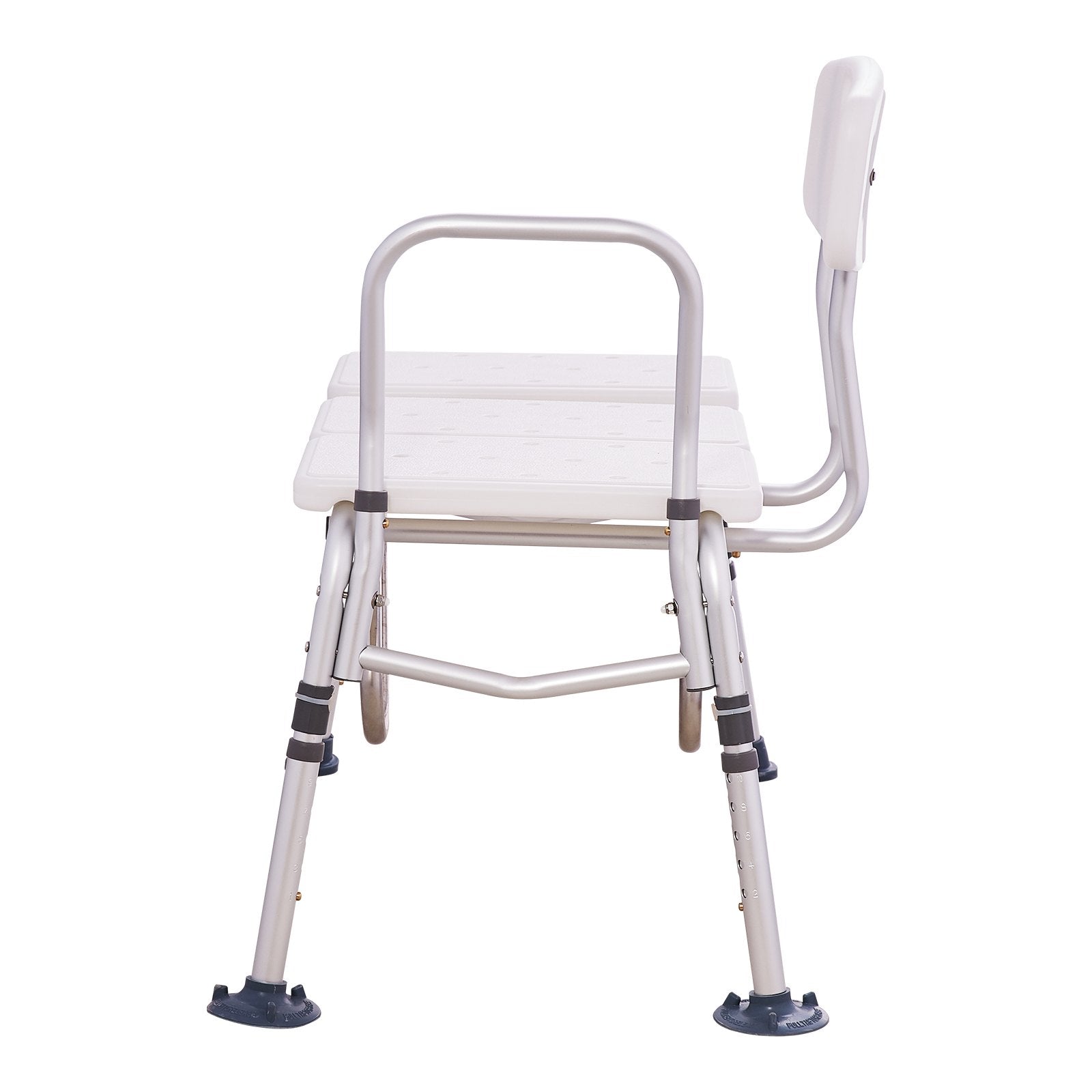 Tub Transfer Bench Bathtub Shower Seat for Senior Height Adjustable 400LBS - Image 8