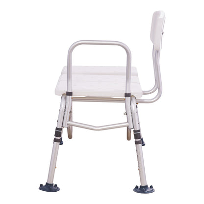 Tub Transfer Bench Bathtub Shower Seat for Senior Height Adjustable 400LBS - Image 8