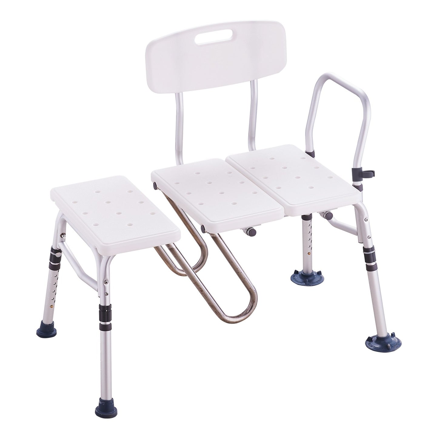 Tub Transfer Bench Bathtub Shower Seat for Senior Height Adjustable 400LBS - Image 9