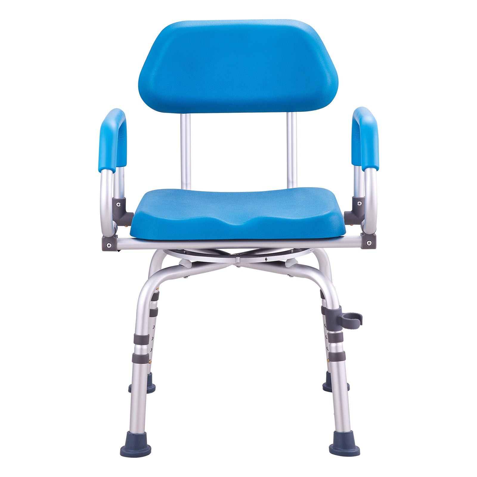 Swivel Shower Chair 360 Degree, Adjustable Shower Seat with Pivoting Arms & Padded Bath Seat for Inside Shower or Tub, Non-Slip Rotating Bathtub Chair for Elderly Disabled, 300LBS Capacity - Image 9