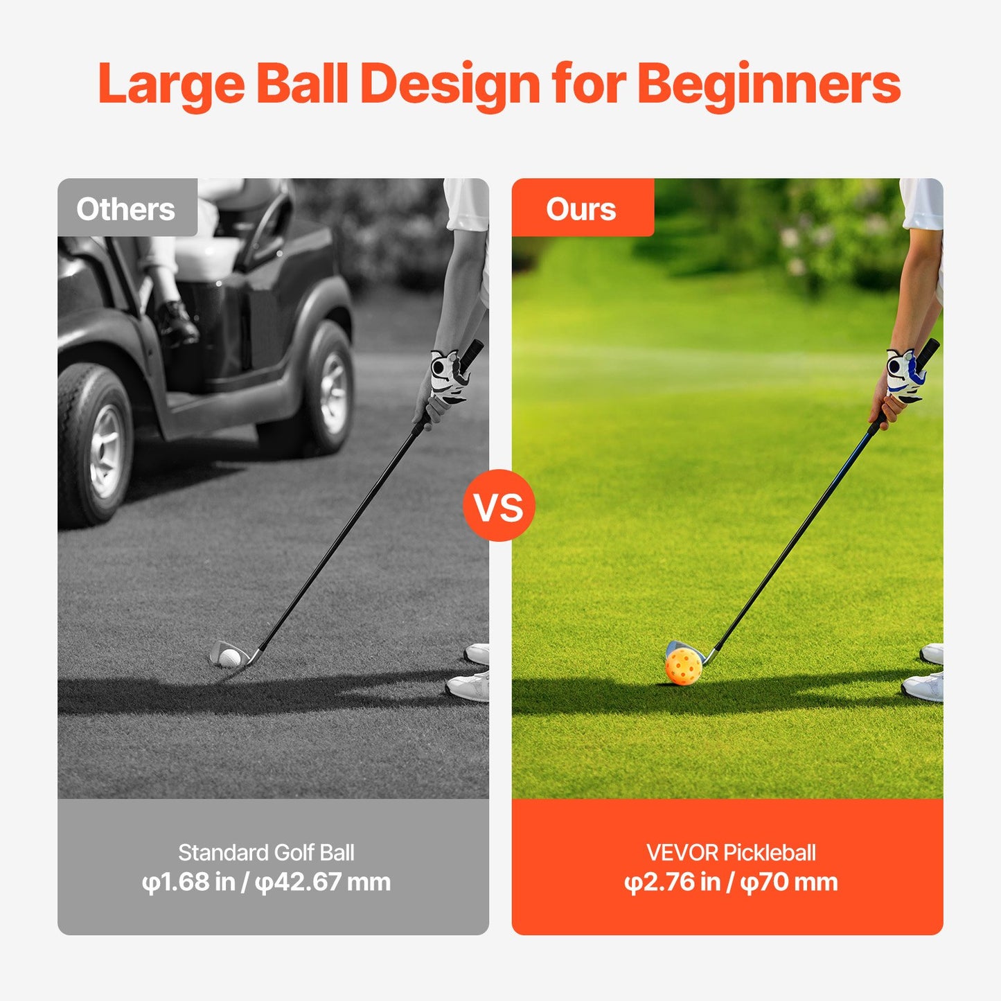 Backyard Golf Game 9 Hole Portable Bucket Golf Game for Kids and Adults - Image 3