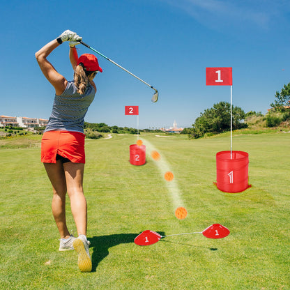 Backyard Golf Game 9 Hole Portable Bucket Golf Game for Kids and Adults - Image 8