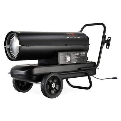 Portable Kerosene Forced Air Heater 70000 BTU Indoor Outdoor Use 5gal Tank