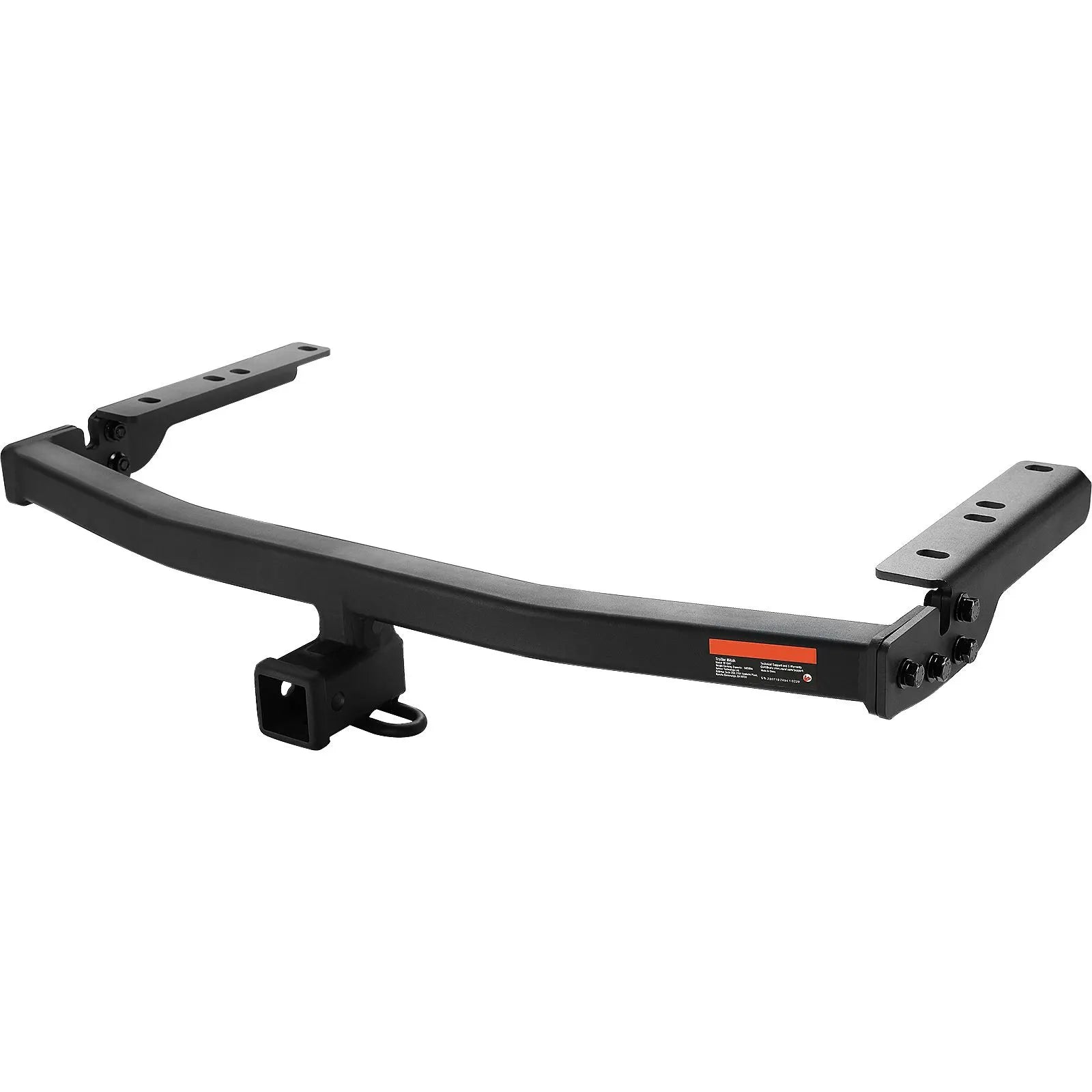 Class 3 Trailer Hitch, 2-Inch Receiver, Q455B Steel Tube Frame, Compatible with 2020-2023 Toyota Highlander, Multi-Fit Hitch to Receive Ball Mount, Cargo Carrier, Bike Rack, and Tow Hook, Black - Image 9