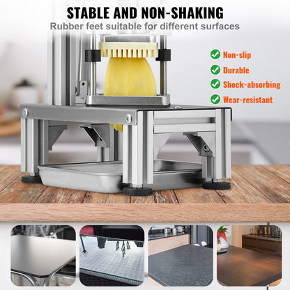Commercial Vegetable Dicer Vegetable Chopper 4 Blades French Fry Cutter - Image 5