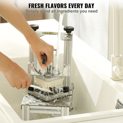 Commercial Vegetable Dicer Vegetable Chopper 4 Blades French Fry Cutter - Image 6