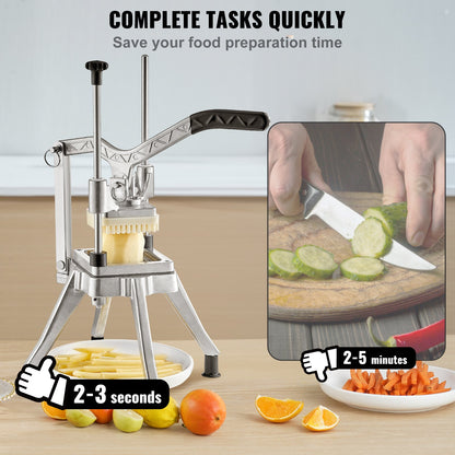 Commercial Chopper Commercial Vegetable Chopper with 4 Blades Fruits Dicer - Image 4
