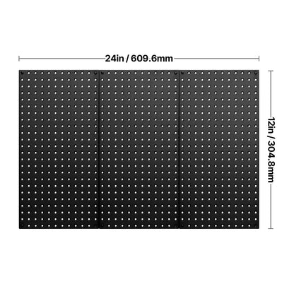Metal Pegboard Panels609.6 x 304.8 mm3 Panels Wall Organizer for Home - Image 8