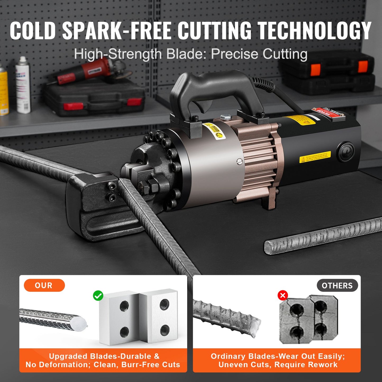 2000W Electric Hydraulic Rebar Cutter Cutting up to 1.1 Inch 5-28mm - Image 6