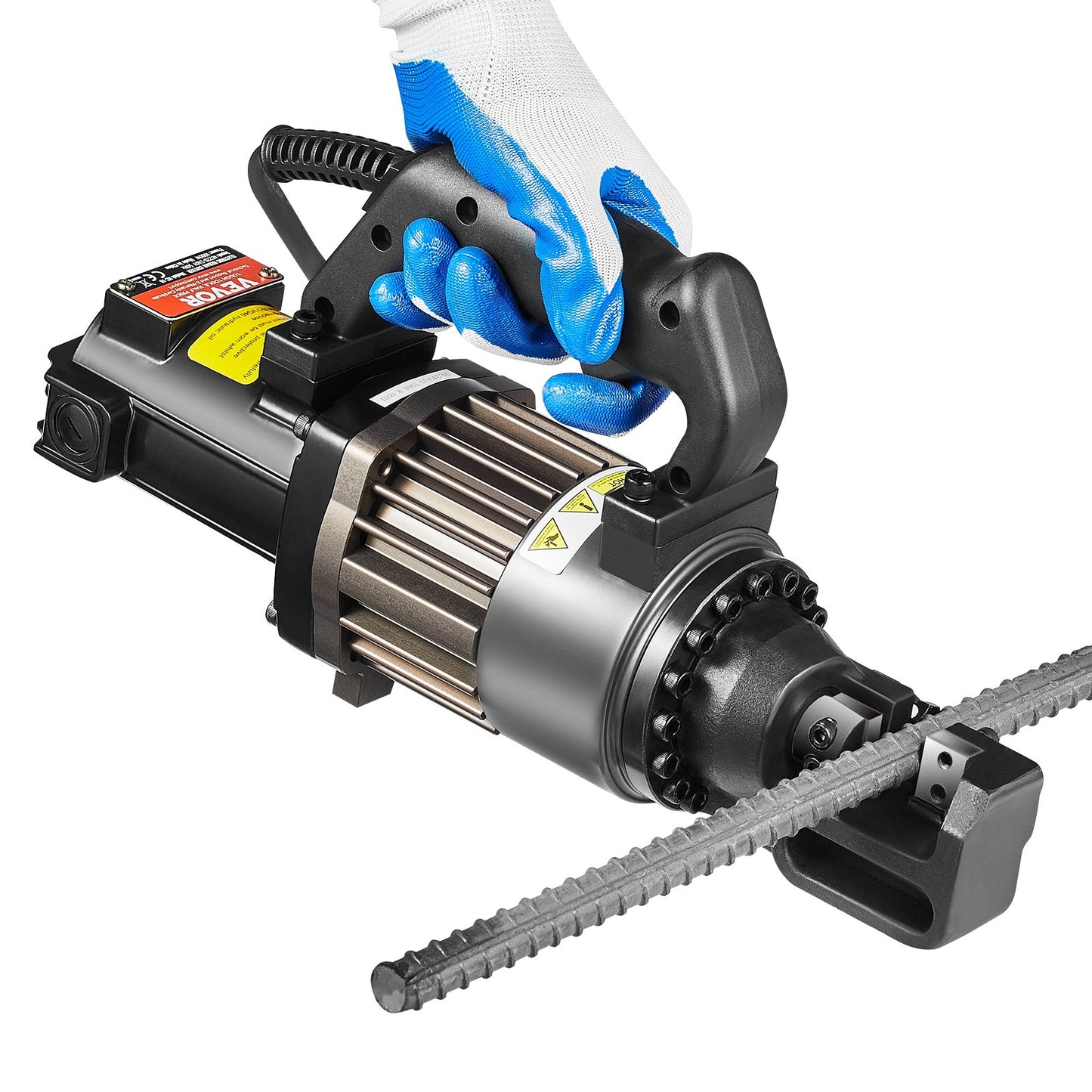 Electric Hydraulic Rebar Cutter, 1000W Portable Rebar Cutter, Cutting up to 5/8 Inch (4-16mm) #5 Rebar within 2 Seconds, High Power Steel Rebar Cutter with Oil Can Rich Accessories,Black RC-16 - Image 9