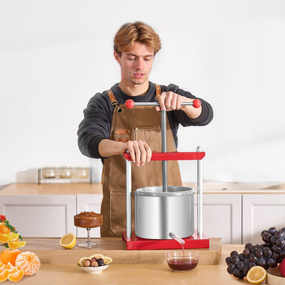 Fruit Wine Press Manual Press for Wine Making 1.6 Gal/6L Stainless Steel - Image 8