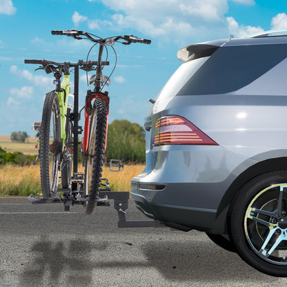2-Bike Rack Hitch Mount 160lbs Folding Carrier Car Truck SUV 2 - Image 8