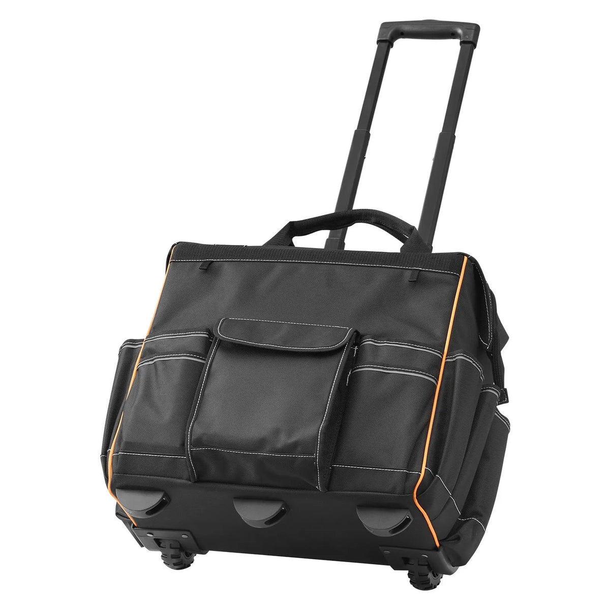 Rolling Tool Bag, 110 lbs Load Capacity, 25 Pockets Heavy Duty Roller Tool Bag with Adjustable Telescoping Handle & Stable Base, Toolbag Organizers with Wheels for Electrician, Construction - Image 9