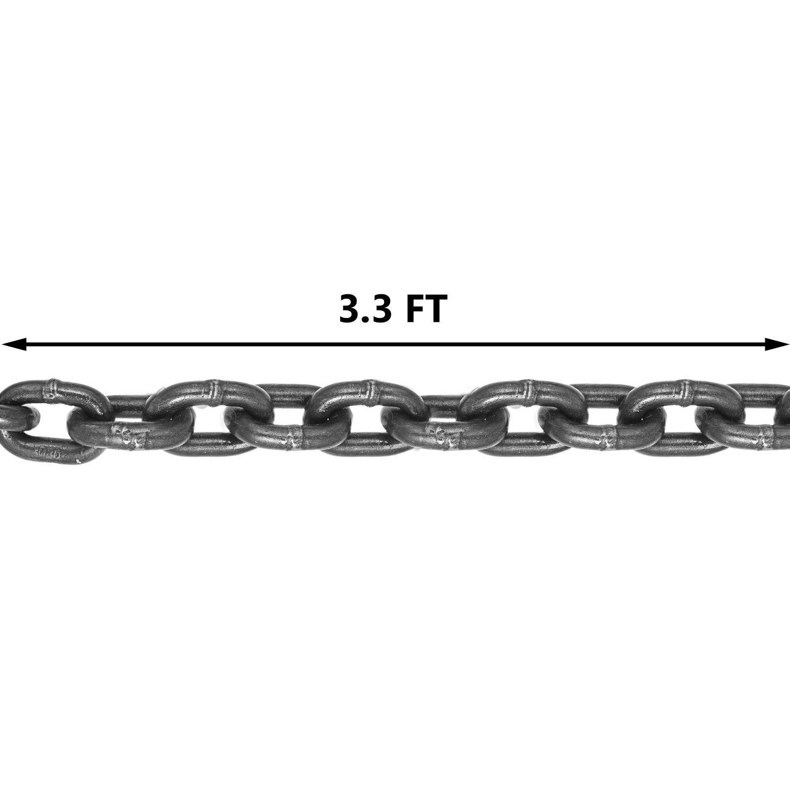 Chain Sling, 8 mm x 1m Lifting Chains with Hooks, G80 Engine Chain Hoist Lifts, 5 Ton Load Capacity Lifting Sling Chains for Engine Hoist, Engine Lift Chain with 4 Leg Grab Hooks Heavy Duty - Image 8