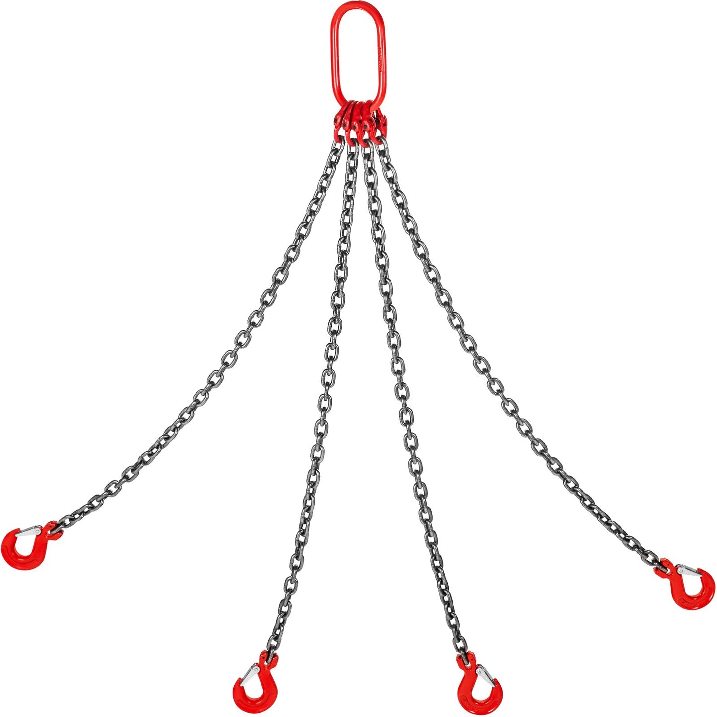 4 Legs Lifting Hook Chain Sling 2Mx8MM, 4T Lifting Chain Sling Legs Steel Factories Steel Powder Coating Lifting Chain High Temperature Resistance - Image 9