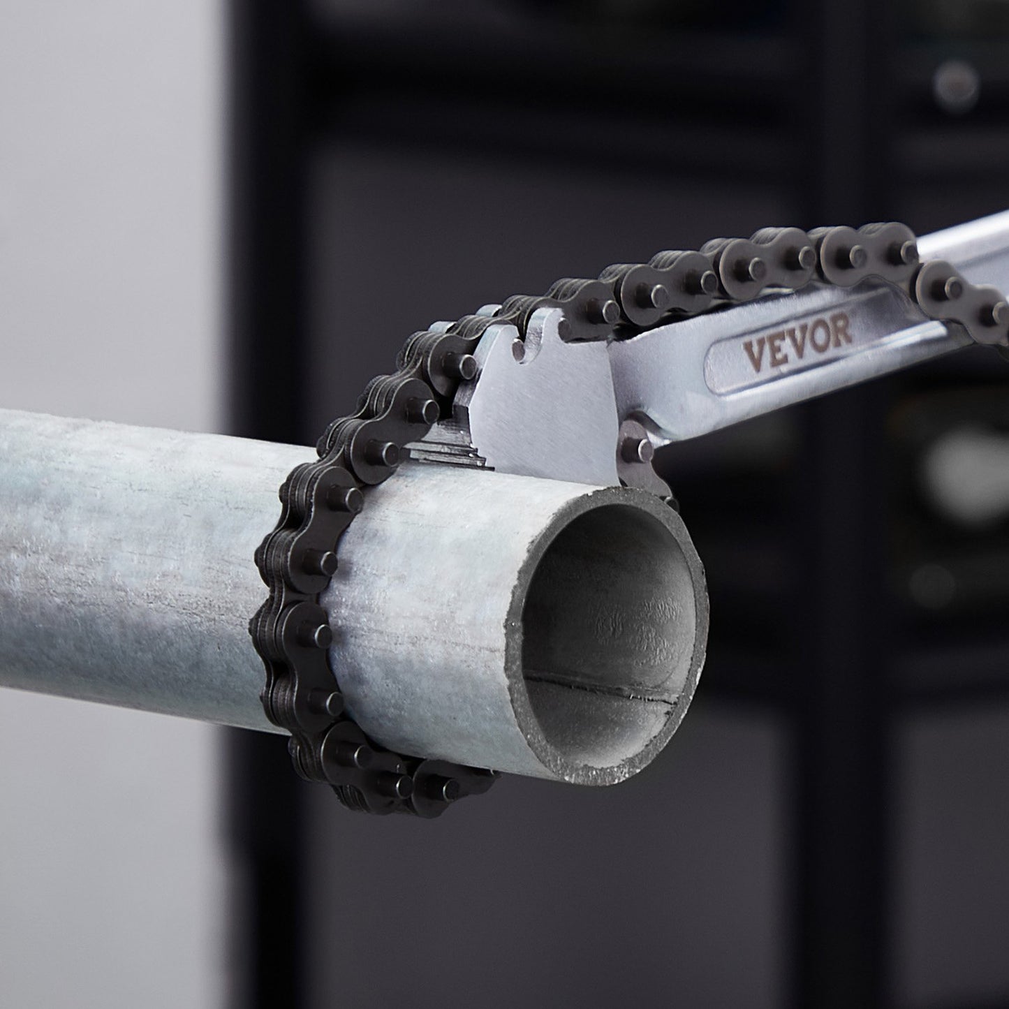 Chain Wrench, 48 inch Chain Pipe Wrench, 13.4 inch Diameter Capacity, CRV Reversible Pipe Fitting Tool Wrench with High Strength Jaw and Ergonomic Handle, for Pipe Installation and Car Repair - Image 8