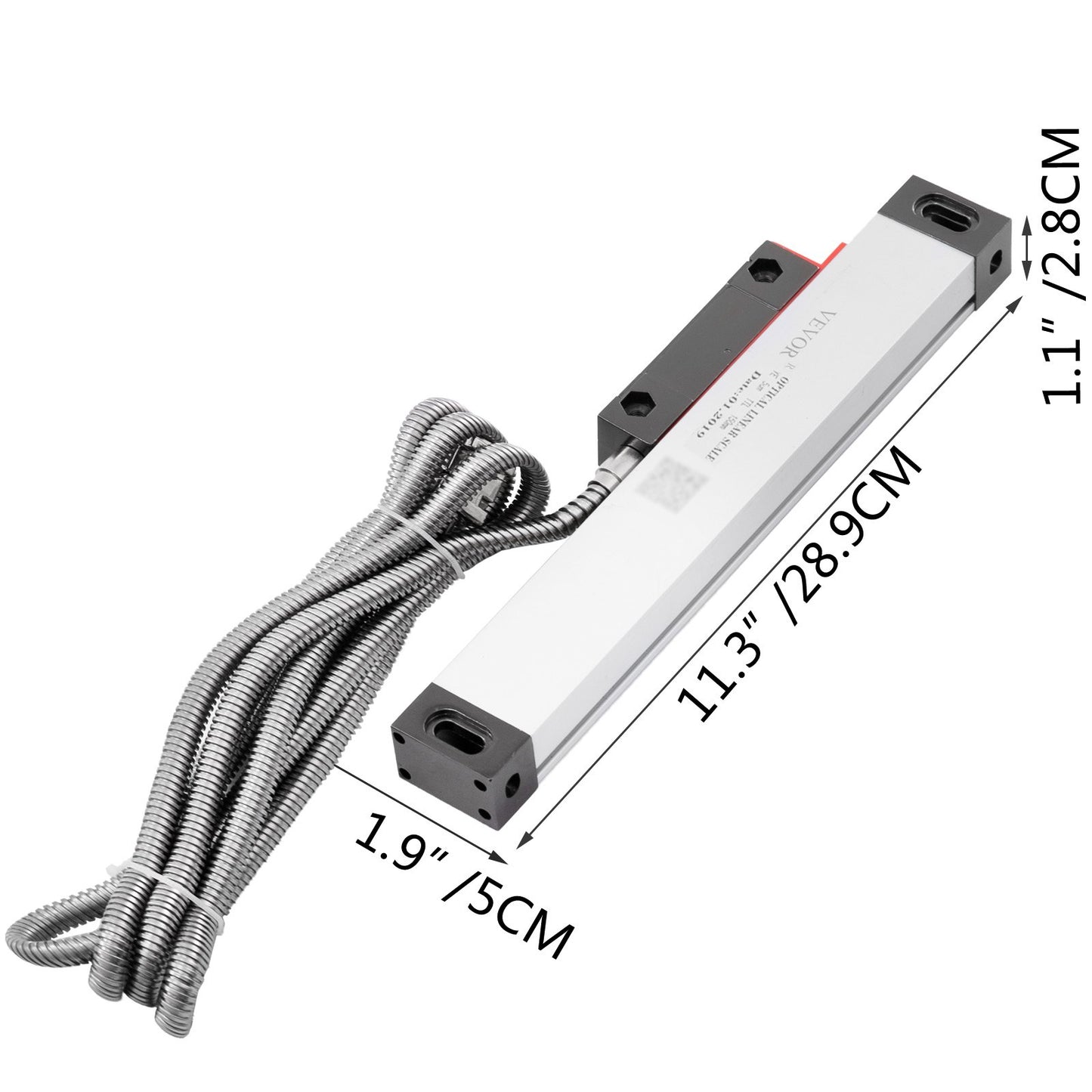 Lathe Linear Scale 150 mm Linear Glass Scale, High Accuracy 0.0002" Optical Length, Precision Linear Scale, Aluminum Body for Drilling, Grinding, Mill Milling Lathe machine with Accessories - Image 8