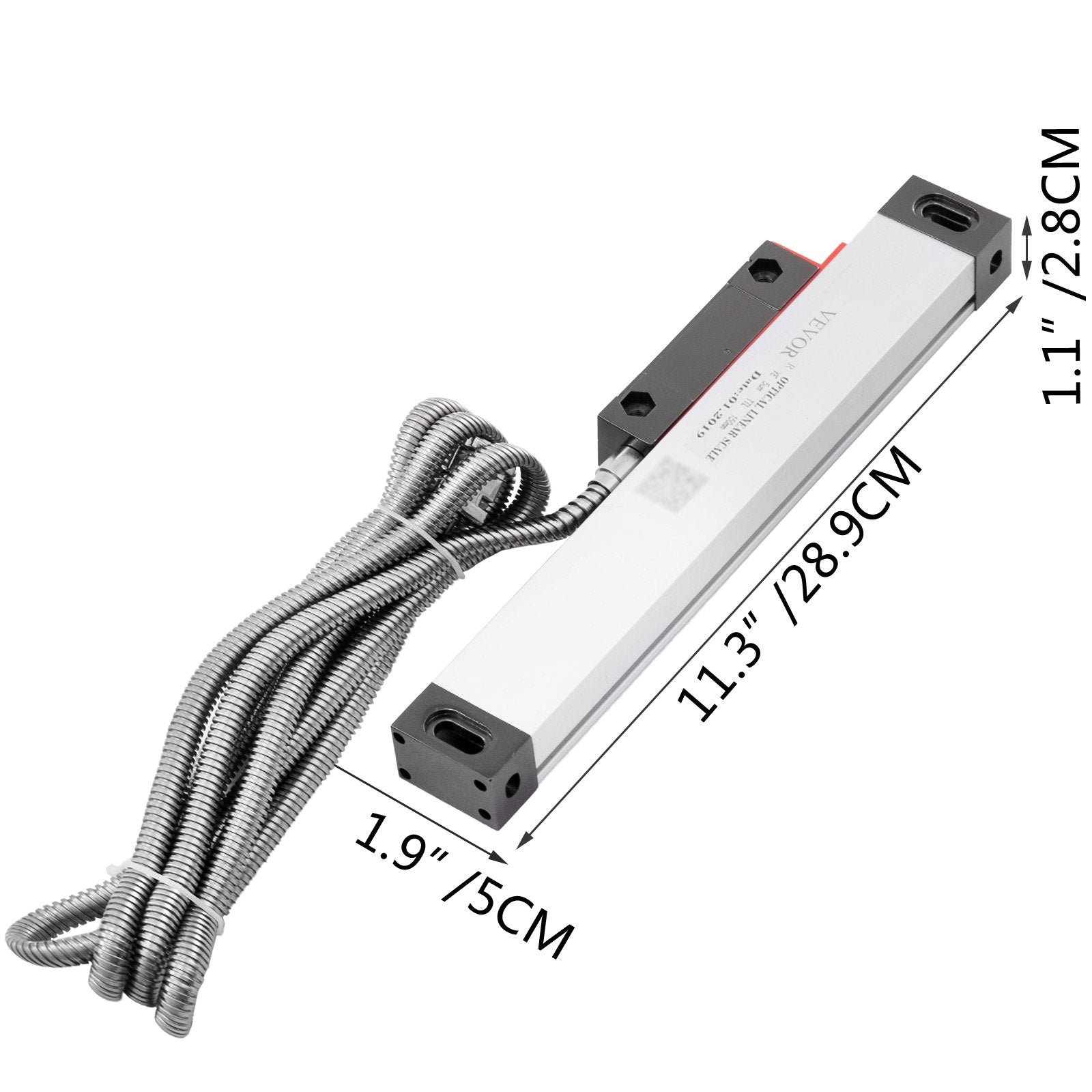 Lathe Linear Scale 150 mm Linear Glass Scale, High Accuracy 0.0002" Optical Length, Precision Linear Scale, Aluminum Body for Drilling, Grinding, Mill Milling Lathe machine with Accessories - Image 8