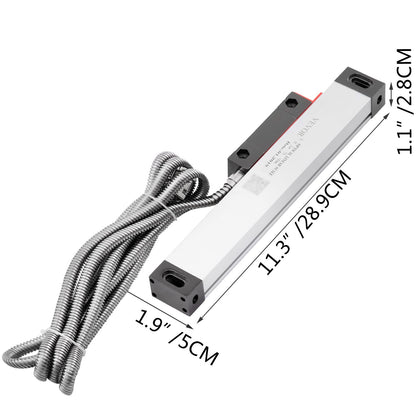 Lathe Linear Scale 150 mm Linear Glass Scale, High Accuracy 0.0002" Optical Length, Precision Linear Scale, Aluminum Body for Drilling, Grinding, Mill Milling Lathe machine with Accessories - Image 8