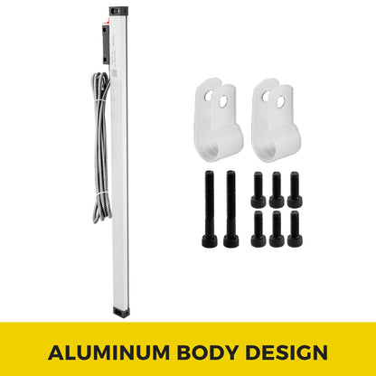 1 Axis Lathe Linear Scale 550mm with Accuracy 0.0002" Optical Length Precision Linear Scale Aluminum Body for Mill Milling Lathe Machine with Accessories (550mm(22")) - Image 3