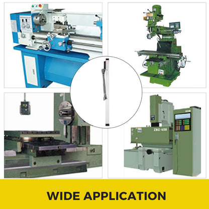 1 Axis Lathe Linear Scale 550mm with Accuracy 0.0002" Optical Length Precision Linear Scale Aluminum Body for Mill Milling Lathe Machine with Accessories (550mm(22")) - Image 7