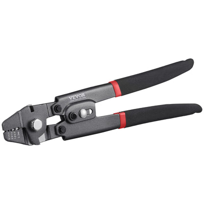 Crimping Tool, Up To 2.2mm Wire Rope Crimping Tool, Crimping Loop Sleeve Kit with a Cable Cutter and 160pcs Aluminum Buckles, Teflon Coating Anti-Rust Fishing Crimping Tool