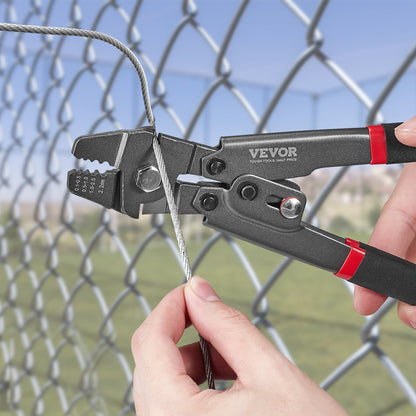 Crimping Tool, Up To 2.2mm Wire Rope Crimping Tool, Crimping Loop Sleeve Kit with a Cable Cutter and 160pcs Aluminum Buckles, Teflon Coating Anti-Rust Fishing Crimping Tool - Image 8