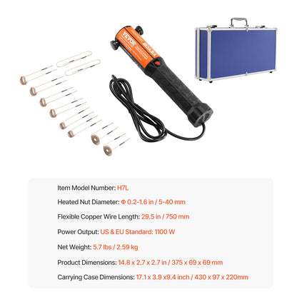 1KW Magnetic Induction Heater Hand-held Induction Heater for Bolts Removal - Image 7